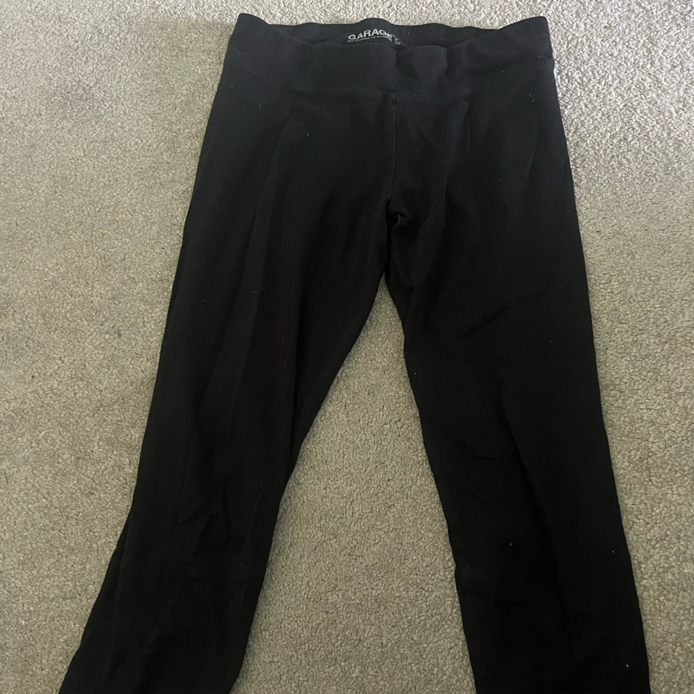 Cropped Garage black leggings